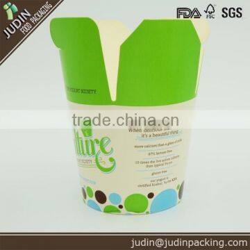 420ml-1000ml paper pizza box making machine disposable box food box