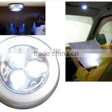 Battery operated convenient LED pressing light