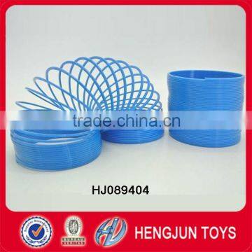 plastic eco-friendly blue spring rainbow toys