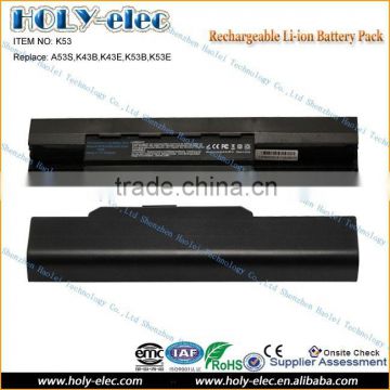 Laptop Li-Ion Replacement Rechargeable Battery for Asus 5200mh 10.8V A32-K53(A32-K53)