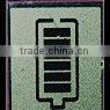 small symbol of high performance batteries lcd display