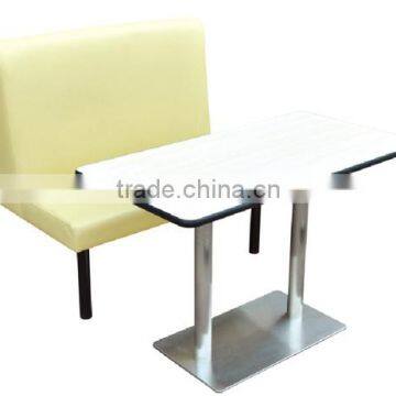 Sanlang fast food cheap custom colour leather restaurant booth for cafe shop