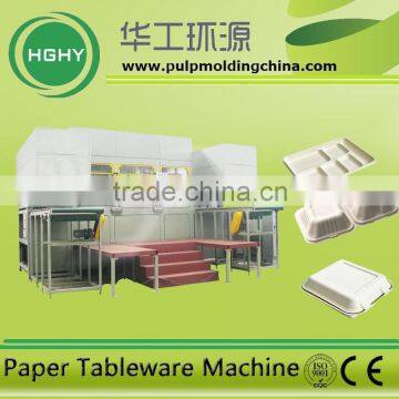 paper pulp lunch container making disposable lunch box making machine