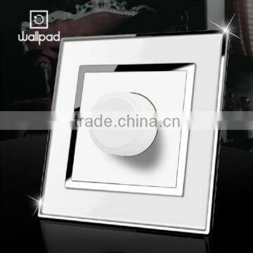 Smart Home Wallpad White Waterproof Acrylic Glass 110~250V EU UK Light Regulation Dimmer Light Switches