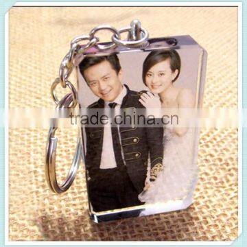 Wedding Souvenirs Digital Crystal Photo Keychain                        
                                                Quality Choice