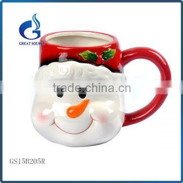 cheap bulk ceramic snowman coffee mugs for christmas wholesale