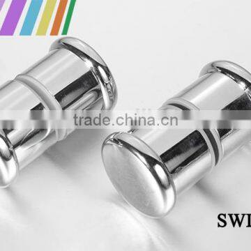 Morden bathroom set rotary sliding glass shower door knob handle