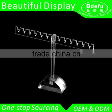 Plastic stand for jewelry countertop display rack