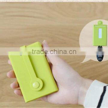 Dongguan High Quality Fashionable Colorful Silicone Wallet/purse for Keys