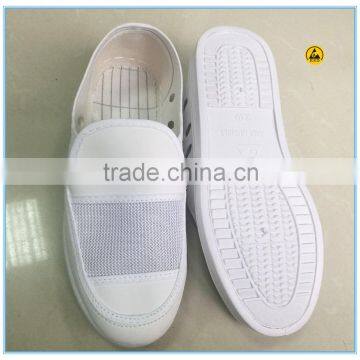 GD-0006 high quality comfortable microfiber leather upper PU sole cleanroom work shoes manufacturer(OEM)