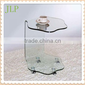 Modern Simple Acrylic tea table with wheels