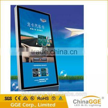 Slim led lightbox love photo frame edge lit aluminum profile with magnetic open type structure