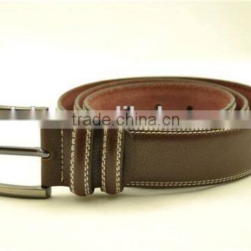 Men classic PU belt with double stich