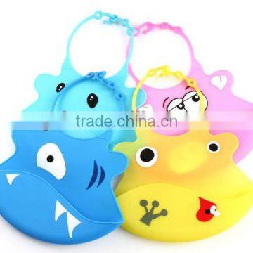 Popular and Wholesale Silicone Rubber Baby Bibs