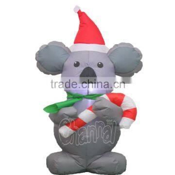 Grey Inflatable Mouse Outdoor Christmas Decor Christmas Gift for Kid