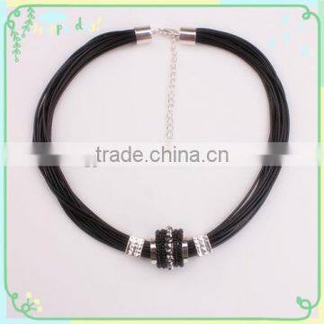 2015 hot sale new design fashional wax line necklace