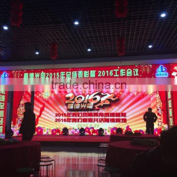 stage led display video good effect for company annual meeting