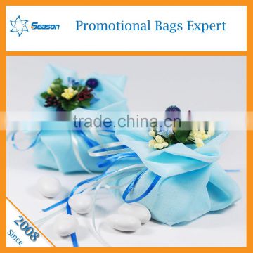 Wholesale drawstring mesh bag organza bag candy flowers bag                        
                                                                                Supplier's Choice