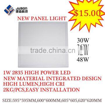 Shenzhen Factory Wholesale Square Flat LED Panel Ceiling Light 60x60 36W 42W 48W