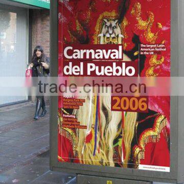 bus shelter billboard printing