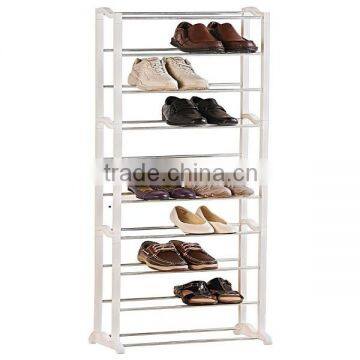 High Quality Standing Plastic Vintage Shoe display Rack