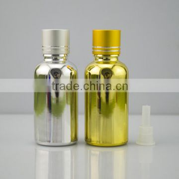 BEST quality 30ml olive oil glass bottle 30ml eliquid glass bottles 30ml Electroplating bottle