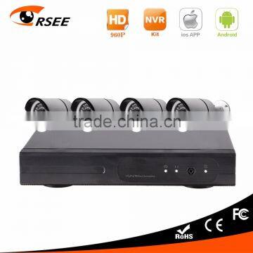 4 channel 960p poe nvr kit p2p cloud motion detection alarm cctv camera kit                        
                                                Quality Choice