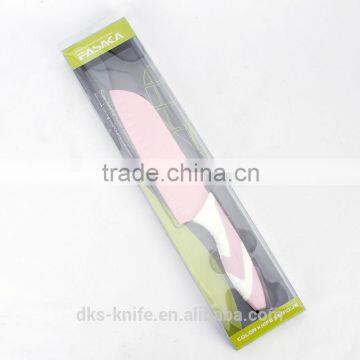 KP1302SKPB New Designed Non-stick Coating 7 inch Santoku Colored Kitchen Knife