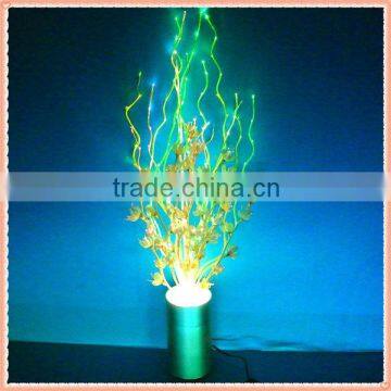 Light Up Orchid Flowers & Plant / White Cymbidium With LED Lights