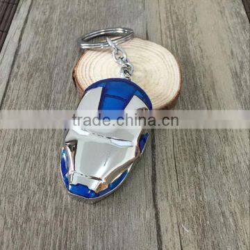 New design iron man mask key chain/key ring