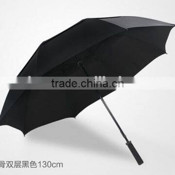 30 Inch Manual Nylon 68-inch Over Size Golf Double Layer Umbrella photo-2