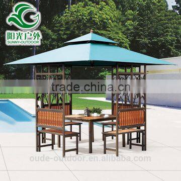 Factory Wholesale Ornamental Iron Gazebo,Garden Antique Wrought Iron Gazebo