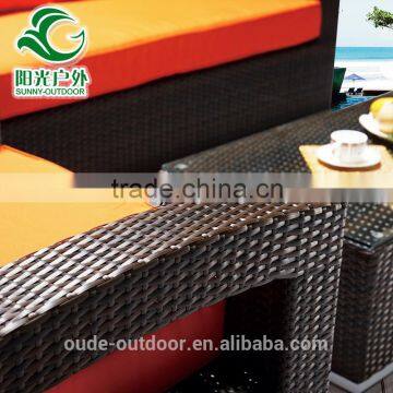 Cushions Rattan Round Chairs Wicker Round Sofa Set Used Rattan Furniture photo-4