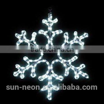 Italy Treetop Outdoor Christmas Lights Led Hanging Outdoor Snowflakes 2d Christmas Motif Rope Lights