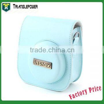 Fujifilm Instax Mini 8 Instant Camera Polaroid 300 PU Leather Bag , Blue