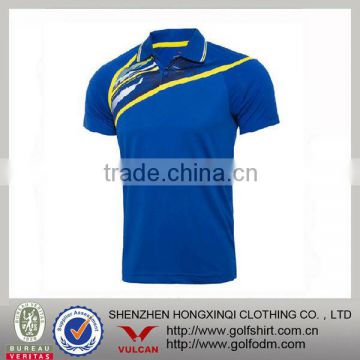 Coolmax offset transfer tennis polo shirts