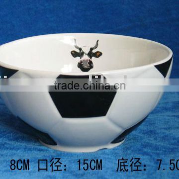 Football Ceramic Bowl