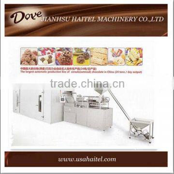 HTL-T888A/B 24tons/day output chocolate bar making machine