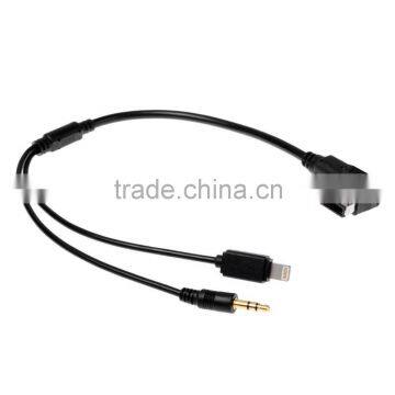 AMI 3.5mm AUX Audio Charger Cable Adapter for Audi For Iphone 5 5s 6 6Plus