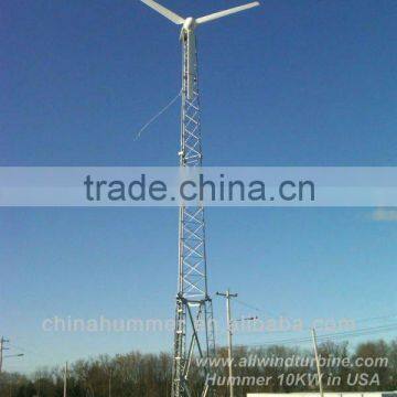 Low speed permanent magnet wind turbine generator 10kW system
