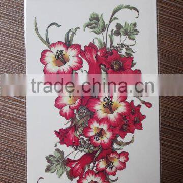 2016 best seller eco-friendly high quality flower water tattoo sticker