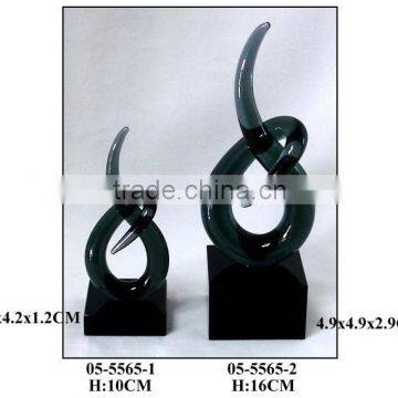 glass figures decoration