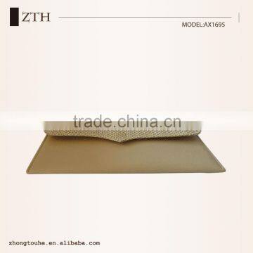 2015 Wholesale Vogue Ladies PU/straw Messenger Bag photo-3