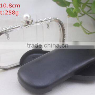 High Quality Jeweled Metal Box Frames Elliptic Clutch Bag Frame photo-5