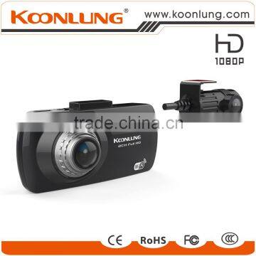 Koonlung A1 2 channel car dvr rearview mirrow 1080p car dvr