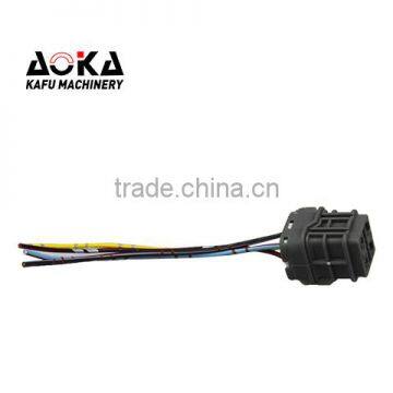 PC-6 throttle motor plug with 4 lines excavator spare parts