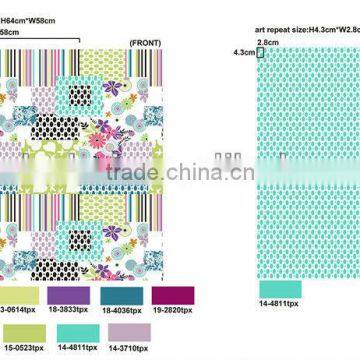 Fashion printed quilt/bedspread design