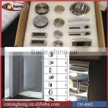 Stainless steel glass sliding door hardware kit TH-8002