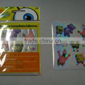 fashionable cartoon sticker