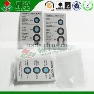 Hot Selling Portable 1-6 Dots Mini Humidity Indicator Card